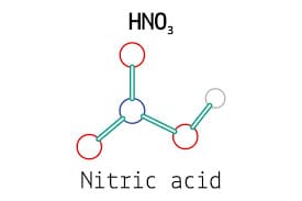 Công thức hóa học Acid Nitric